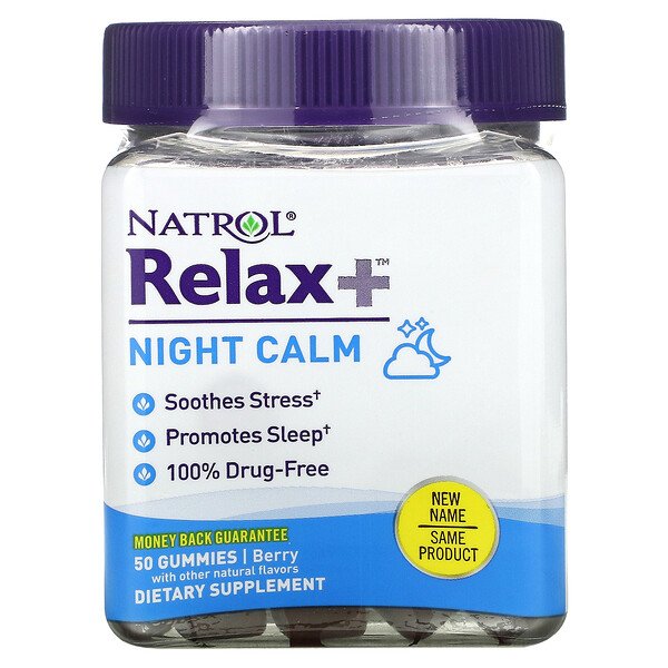 Mua Natrol Relax + Night Calm Berry 50 Gummies giảm giá rẻ Hà nội TPHCM