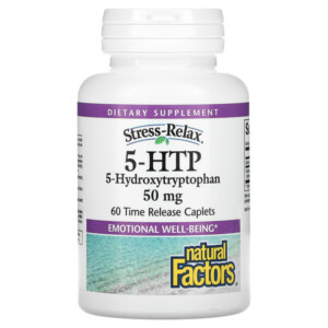 Mua Natural Factors 5-HTP 50 mg 60 Time Release Caplets giảm giá rẻ Hà nội TPHCM