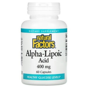 Mua Natural Factors Alpha-Lipoic Acid 400 mg 60 viên giảm giá rẻ Hà nội TPHCM