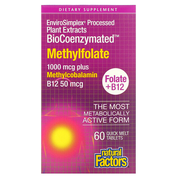 Mua Natural Factors BioCoenzymated Methylfolate 1