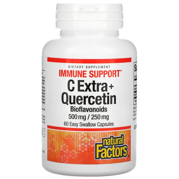 Natural Factors C Extra + Quercetin 60 Easy Swallow Capsules 3 Mua Natural Factors C Extra + Quercetin 60 Easy Swallow viên giảm giá rẻ Hà nội TPHCM