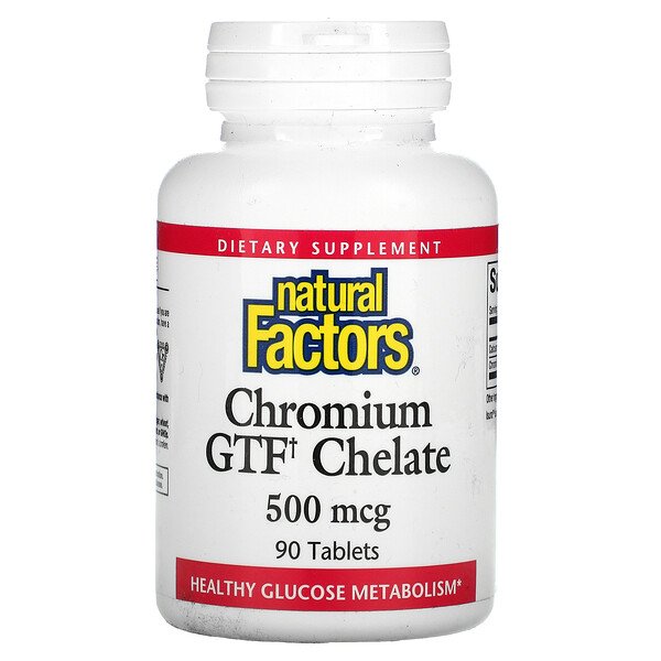 Natural Factors Chromium GTF Chelate 500 mcg 90 Tablets 2 Mua Natural Factors Chromium GTF Chelate 500 mcg 90 viên giảm giá rẻ Hà nội TPHCM