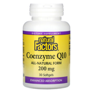 Mua Natural Factors Coenzyme Q10 200 mg 30 Softgels giảm giá rẻ Hà nội TPHCM
