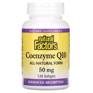 Mua Natural Factors Coenzyme Q10 50 mg 120 Softgels giảm giá rẻ Hà nội TPHCM