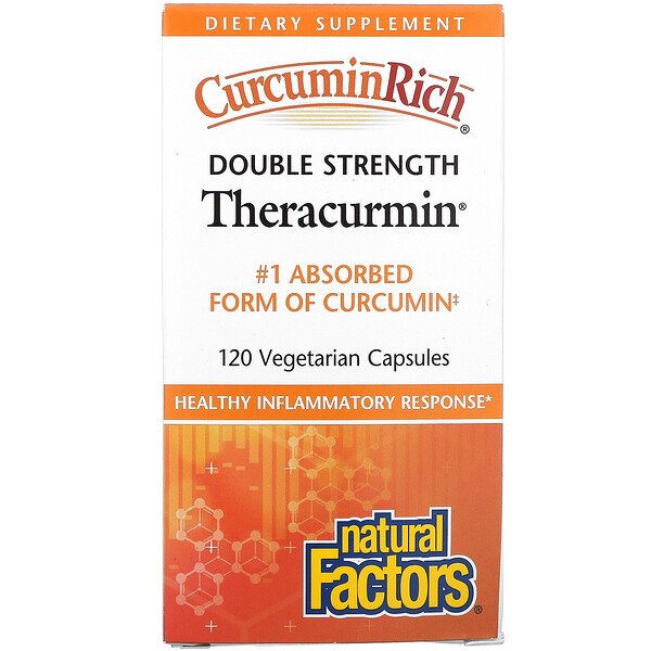 Natural Factors CurcuminRich Double Strength Theracurmin 120 viên 3 natural factors curcuminrich double strength theracurmin 120 vegetarian capsules 85658