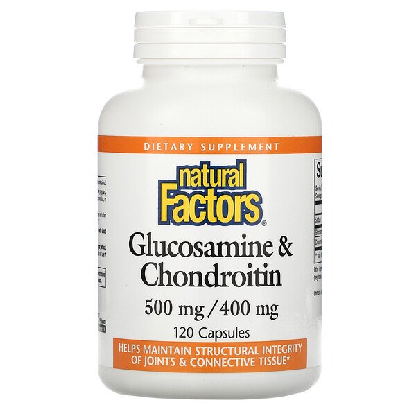 Mua Natural Factors Glucosamine & Chondroitin 500 mg/400 mg 120 viên giảm giá rẻ Hà nội TPHCM