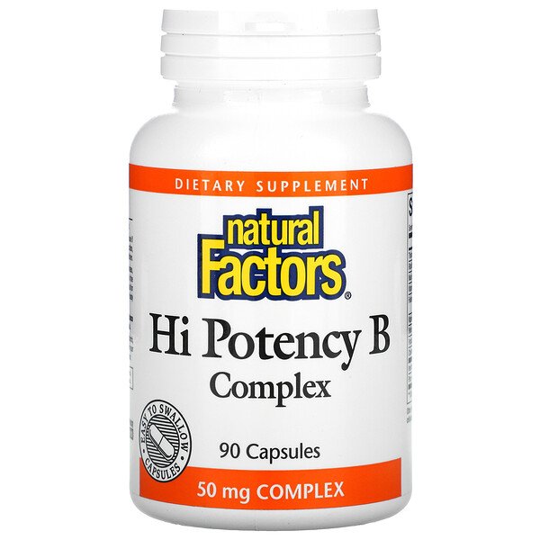 Mua Natural Factors Hi Potency B Complex 90 viên giảm giá rẻ Hà nội TPHCM