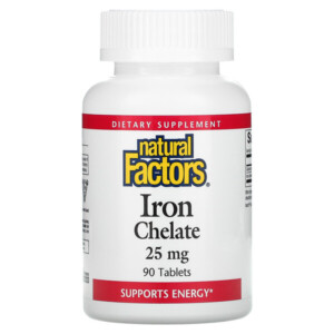 Mua Natural Factors Iron Chelate 25 mg 90 viên giảm giá rẻ Hà nội TPHCM