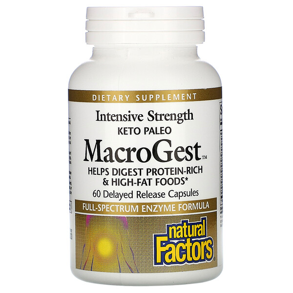 Mua Natural Factors Keto Paleo MacroGest 60 Delayed Release viên giảm giá rẻ Hà nội TPHCM