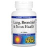Natural Factors Lung Bronchial & Sinus Health 45 Tablets 068958035048