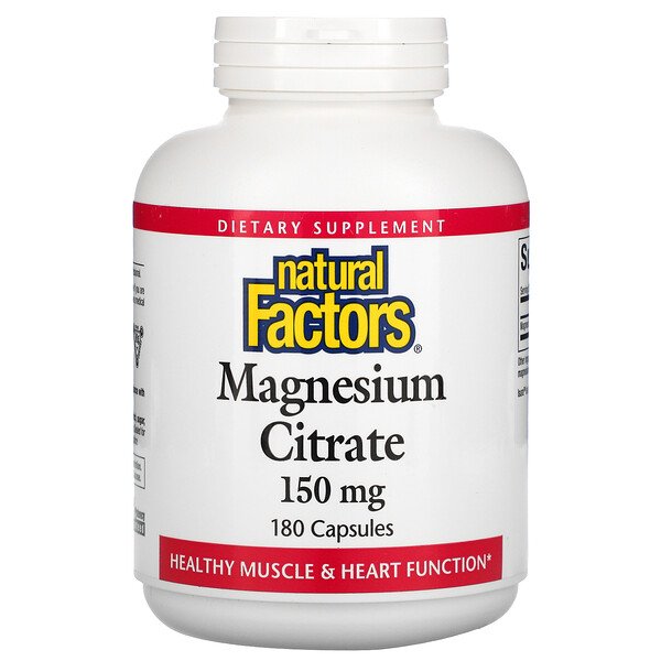 Mua Natural Factors Magnesium Citrate 150 mg 180 viên giảm giá rẻ Hà nội TPHCM