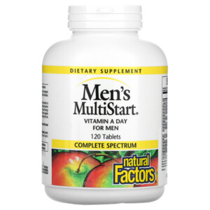 Mua Natural Factors Men's MultiStart Vitamin A Day for Men 120 viên giảm giá rẻ Hà nội TPHCM