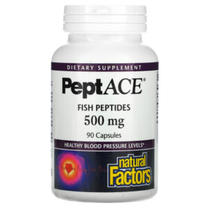 Mua Natural Factors PeptACE Fish Peptides 500 mg 90 viên giảm giá rẻ Hà nội TPHCM