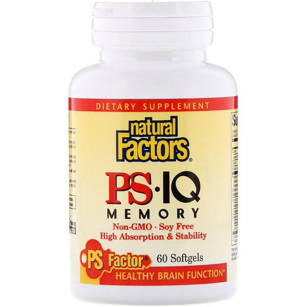 Mua Natural Factors PS - IQ Memory 60 Softgels giảm giá rẻ Hà nội TPHCM
