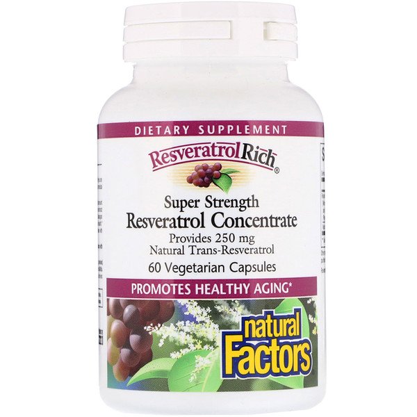 Mua Natural Factors ResveratrolRich Super Strength Resveratrol Concentrate 60 viên giảm giá rẻ Hà nội TPHCM