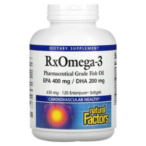 Mua Natural Factors Rx Omega-3 630 mg 120 Enteripure Softgels giảm giá rẻ Hà nội TPHCM