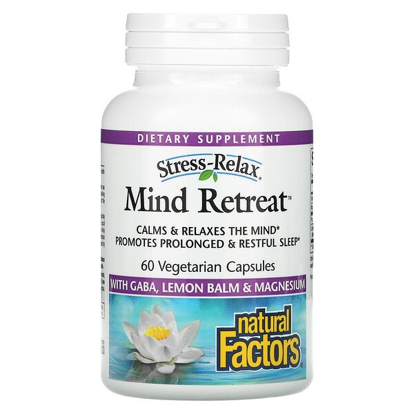 Mua Natural Factors Stress-Relax Mind Retreat 60 viên giảm giá rẻ Hà nội TPHCM