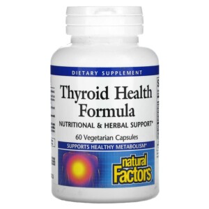 Natural Factors Thyroid Health Formula 60 Vegetarian Capsules 068958035109