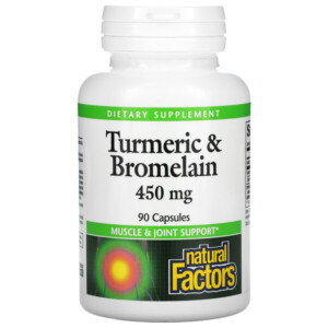 Mua Natural Factors Turmeric & Bromelain 450 mg 90 viên giảm giá rẻ Hà nội TPHCM