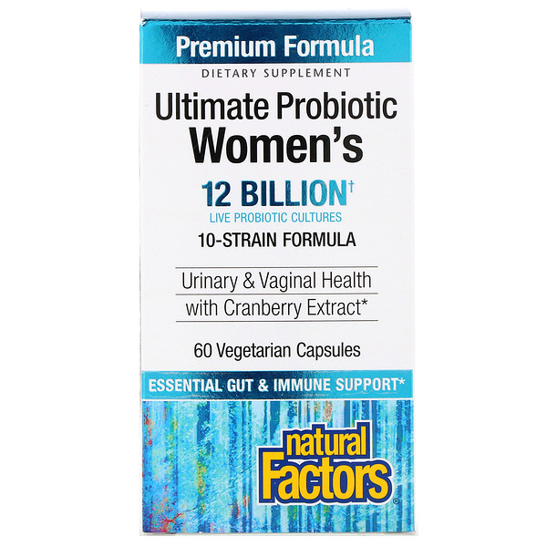 Mua Natural Factors Ultima Probiotic Women's 12 Billion CFU 60 viên giảm giá rẻ Hà nội TPHCM