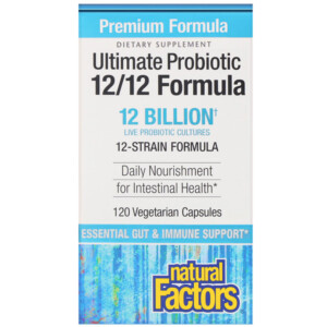 Mua Natural Factors Ultimate Probiotic 12/12 Formula 12 Billion CFU 120 viên giảm giá rẻ Hà nội TPHCM