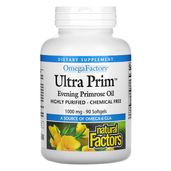 Natural Factors Ultra Prim 1000 mg 90 Softgles 3 natural factors ultra prim 1000 mg 90 softgles 105674