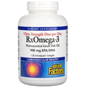 Mua Natural Factors Ultra Strength One Per Day RxOmega-3 900 mg EPA/DHA 150 Enteripure Softgels giảm giá rẻ Hà nội TPHCM