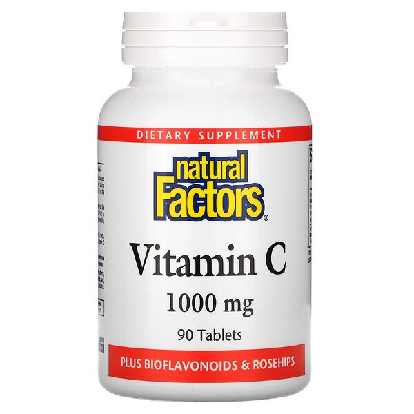 Mua Natural Factors Vitamin C Plus Bioflavonoids & Rosehips 1
