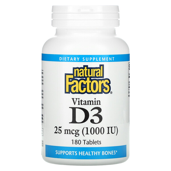 Mua Natural Factors Vitamin D3 25 mcg 1