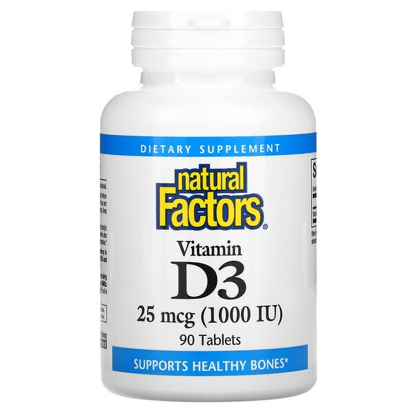Mua Natural Factors Vitamin D3 25 mcg 1