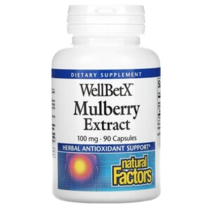 Mua Natural Factors WellBetX Mulberry Extract 100 mg 90 viên giảm giá rẻ Hà nội TPHCM