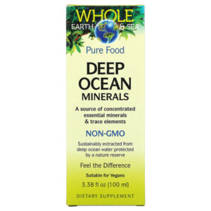 Mua Natural Factors Whole Earth & Sea Deep Ocean Minerals 3.38 oz 100 ml giảm giá rẻ Hà nội TPHCM