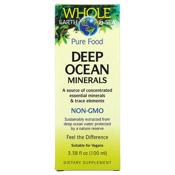 Mua Natural Factors Whole Earth & Sea Deep Ocean Minerals 3.38 oz 100 ml giảm giá rẻ Hà nội TPHCM