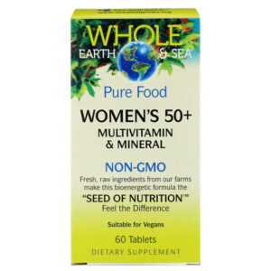 Mua Natural Factors Whole Earth & Sea Women's 50+ Multivitamin & Mineral 60 viên giảm giá rẻ Hà nội TPHCM