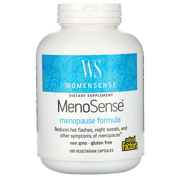 Natural Factors WomenSense MenoSense Menopause Formula 180 viên 3 natural factors womensense menosense menopause formula 180 veggie caps 16253