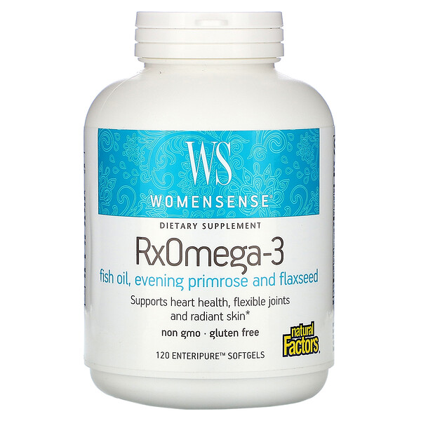 Mua Natural Factors WomenSense RxOmega-3 120 Enteripure Softgels giảm giá rẻ Hà nội TPHCM