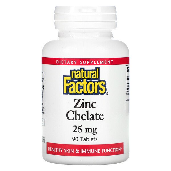 Mua Natural Factors Zinc Chelate 25 mg 90 viên giảm giá rẻ Hà nội TPHCM