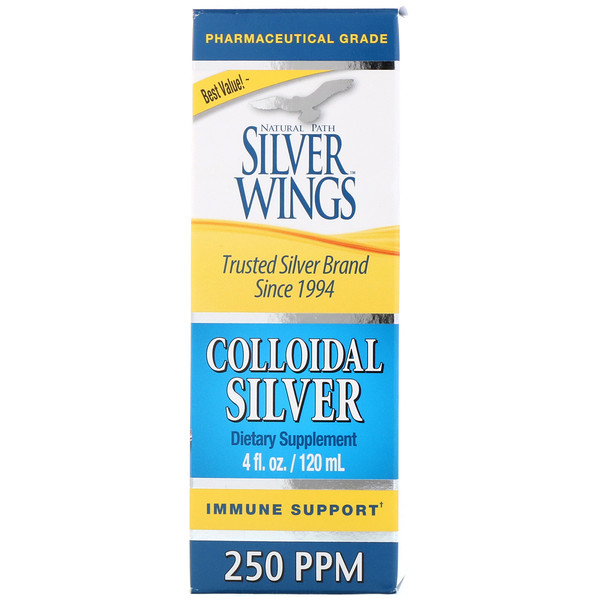 Mua Natural Path Silver Wings Colloidal Silver 250 ppm 4 oz 120 ml giảm giá rẻ Hà nội TPHCM