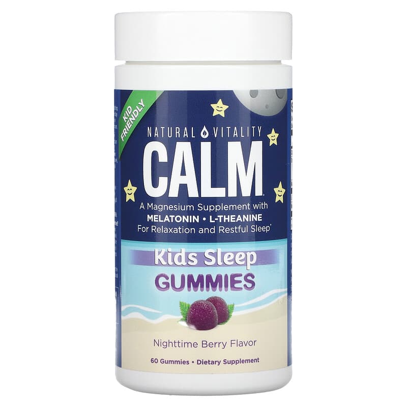 Natural Vitality CALM Kids Sleep Gummies Nighttime Berry 60 Gummies 3 Natural Vitality CALM Kids Sleep Gummies Nighttime Berry 60 Gummies 183405043824