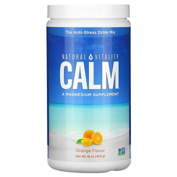 Mua Natural Vitality CALM The Anti-Stress Drink Mix Orange 16 oz 453 g giảm giá rẻ Hà nội TPHCM