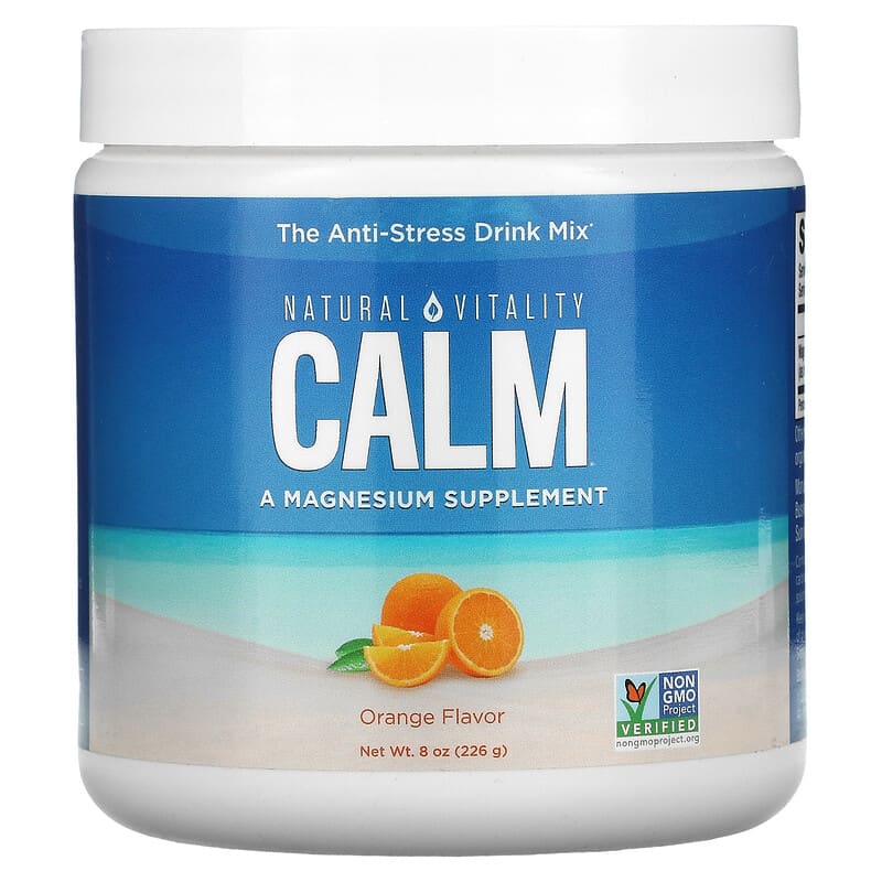 Natural Vitality CALM The Anti-Stress Drink Mix Orange 8 oz (226 g) 3 Natural Vitality CALM The Anti-Stress Drink Mix Orange 8 oz (226 g) 183405043510