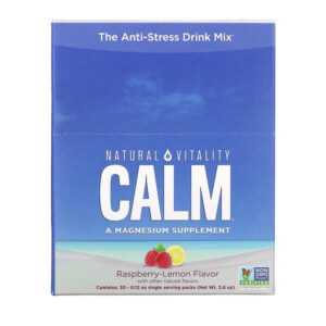 Mua Natural Vitality CALM The Anti-Stress Drink Mix Raspberry-Lemon Flavor 30 Single Serving Packs 0.12 oz 3.3 g Each giảm giá rẻ Hà nội TPHCM