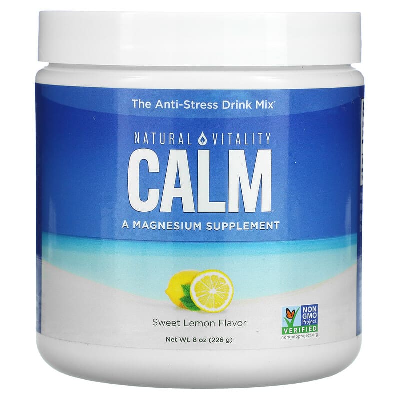 Natural Vitality CALM The Anti-Stress Drink Mix Sweet Lemon 8 oz (226 g) 3 Natural Vitality CALM The Anti-Stress Drink Mix Sweet Lemon 8 oz (226 g) 183405043527