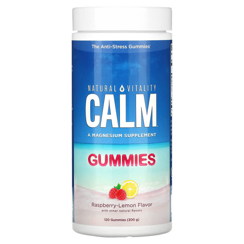 Natural Vitality CALM The Anti-Stress Gummies Raspberry-Lemon 120 Gummies 3 Natural Vitality CALM The Anti-Stress Gummies Raspberry-Lemon 120 Gummies 875534002406