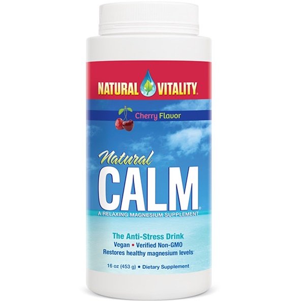 Mua Natural Vitality Natural Calm The Anti-Stress Drink Cherry Flavor 16 oz 453 g giảm giá rẻ Hà nội TPHCM