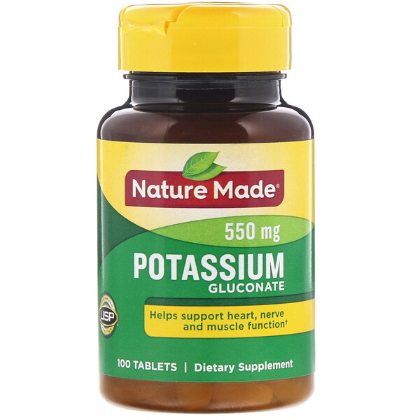 Mua Nature Made Potassium Gluconate 550 mg 100 viên giảm giá rẻ Hà nội TPHCM