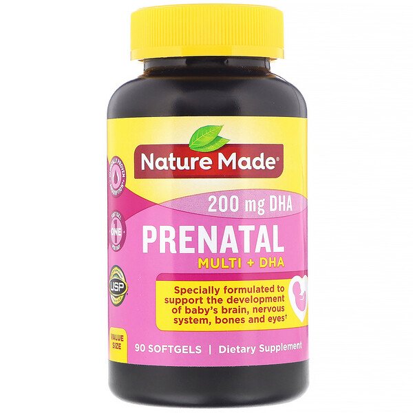 Nature Made Prenatal Multi + DHA 90 Softgels 1 Mua Nature Made Prenatal Multi + DHA 90 Softgels giảm giá rẻ Hà nội TPHCM
