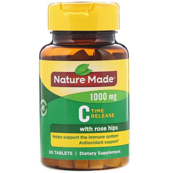 Nature Made Vitamin C with Rose Hips Time Release 1.000 mg 60 Tablets 1 Mua Nature Made Vitamin C with Rose Hips Time Release 1