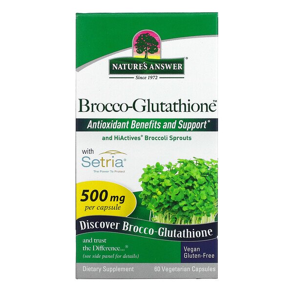Mua Nature's Answer Brocco-Glutathione 500 mg 60 viên giảm giá rẻ Hà nội TPHCM