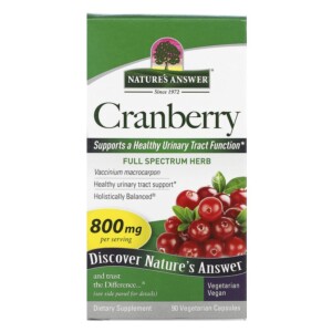 Nature's Answer Cranberry 400 mg 90 Vegetarian Capsules 083000161582